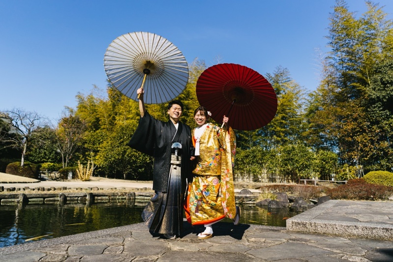 和傘を使っての撮影紹介