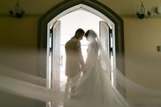 ベールの魅力を引き出す撮影③