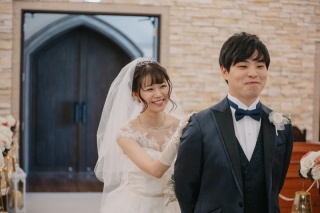 挙式風に!
