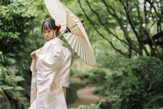 和装紹介|淡い色打掛☀