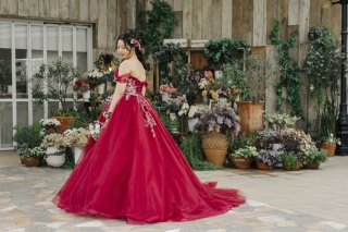 カラードレスPick Up!!|°˖✧オフショルのピンクドレス°˖✧