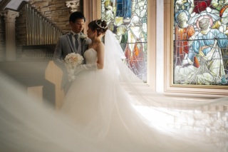 お客様レポート｜洋装1着プラン◇スタジオ◇お子様も一緒に♡