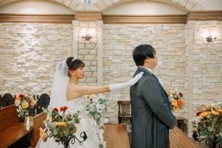 お客様レポート|ウェディングドレス&カラードレス◇スタジオ◇ケーキ持ち込み