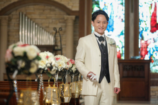 新郎様のソロショットも！