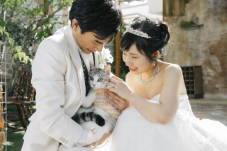 FLEURプラン紹介|わんちゃん、ねこちゃんとフォトウェディングをしませんか?