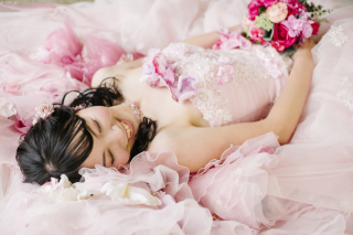 寝ころびショット