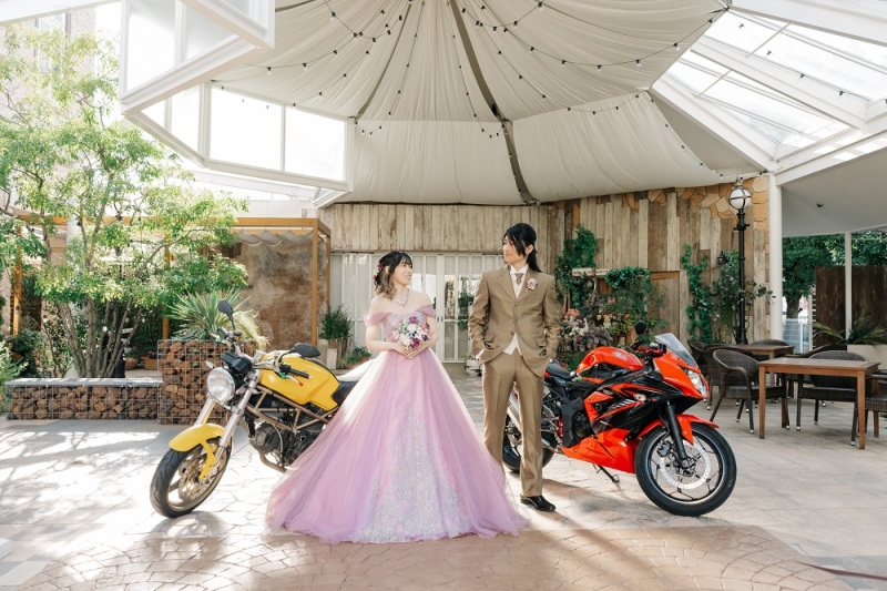 撮影アイデア♪|車・バイク好き必見!愛車フォトウェディングのススメ◎