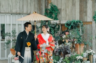 和装紹介｜色打掛&times;紋付袴の組み合わせ例5選☆彡