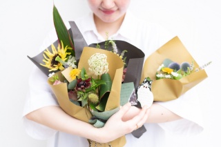 ご新婦様はお花屋さん