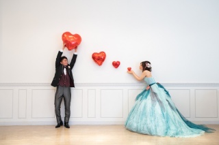 LOVE溢れるバルーン撮影♡