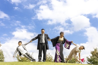 結婚10周年ファミリーショット②