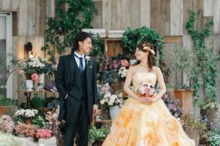 カラードレスPick Up|はじける明るさ✷イエロードレス