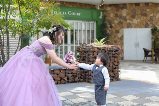 お子様との素敵なショット