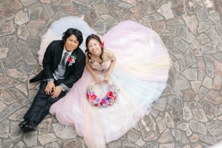 撮影アイデア|こんな撮り方がある!?ドレスのトレーンショット♪