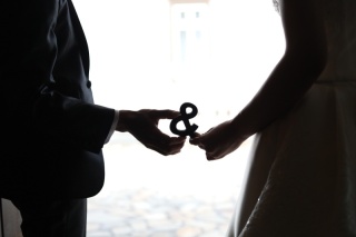 アイテムを使ったシルエットショット