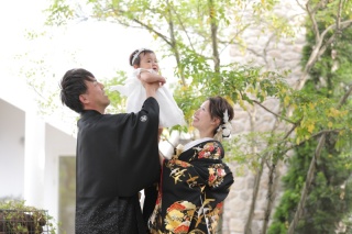 親子3ショット♡