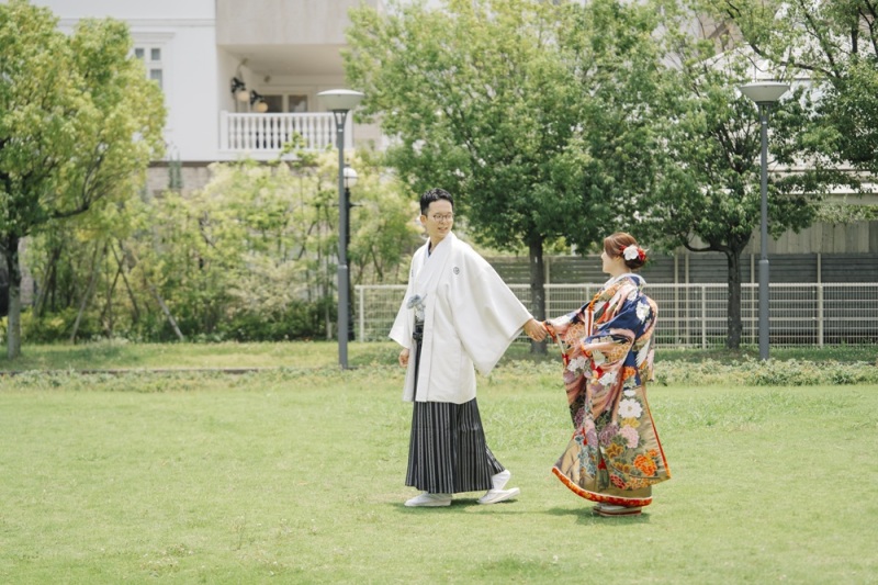 和装紹介|色打掛×紋付袴の組み合わせ例5選☆彡