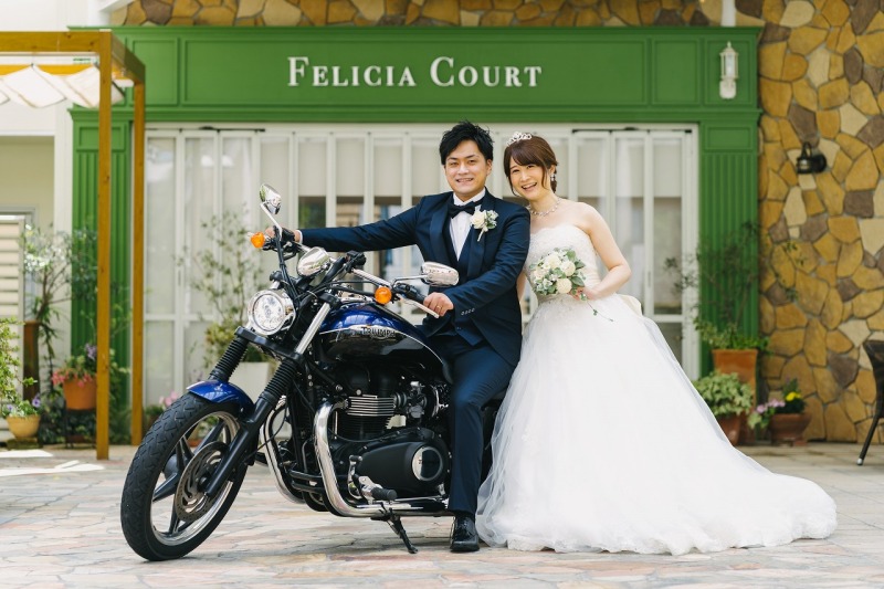 愛車と一緒に♡