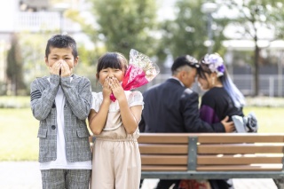 結婚10周年ファミリーショット③