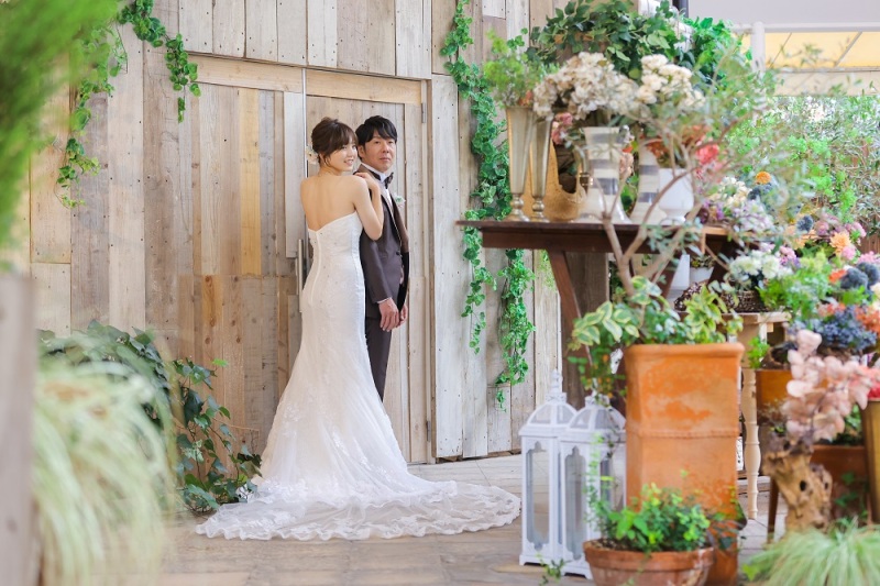 お花いっぱいのガーデンで…♡