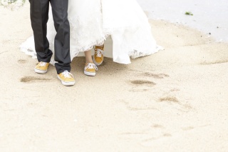 海でのロケーション撮影③