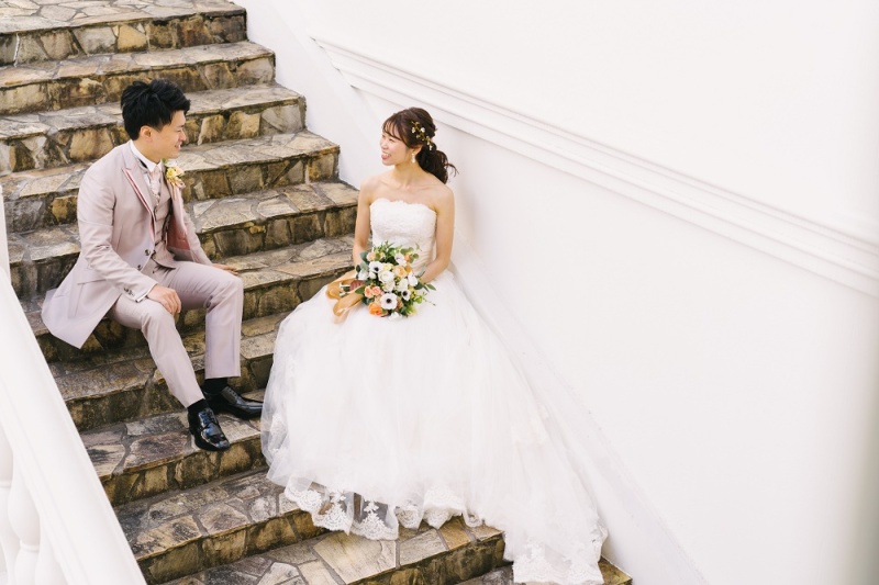 大きな階段で…☆