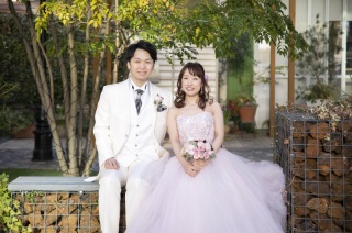 ベンチを使って♪