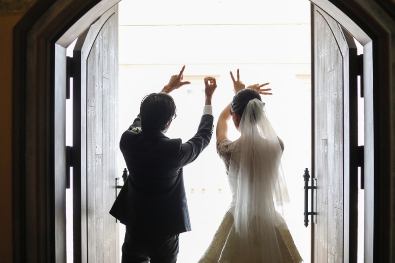 アイテムを使ったシルエットショット