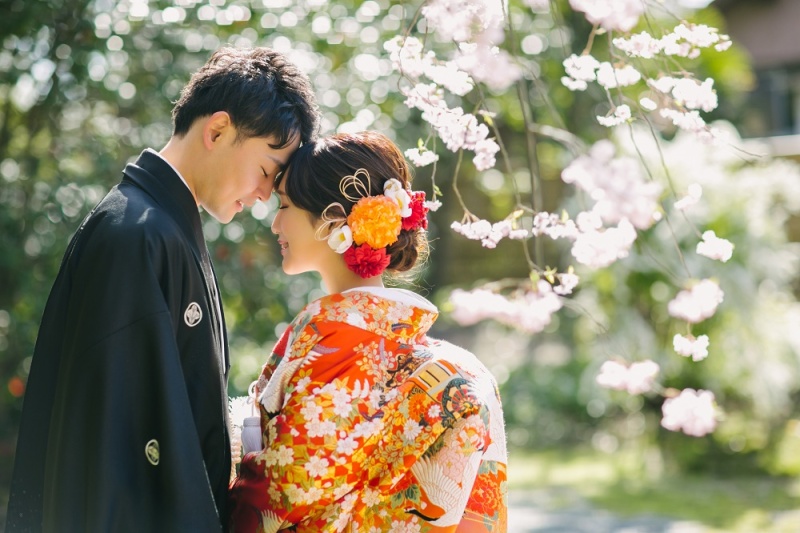 丈山苑でロケーションフォト