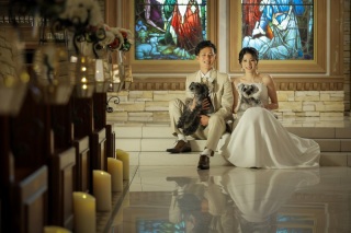 ワンちゃんと一緒に…♬