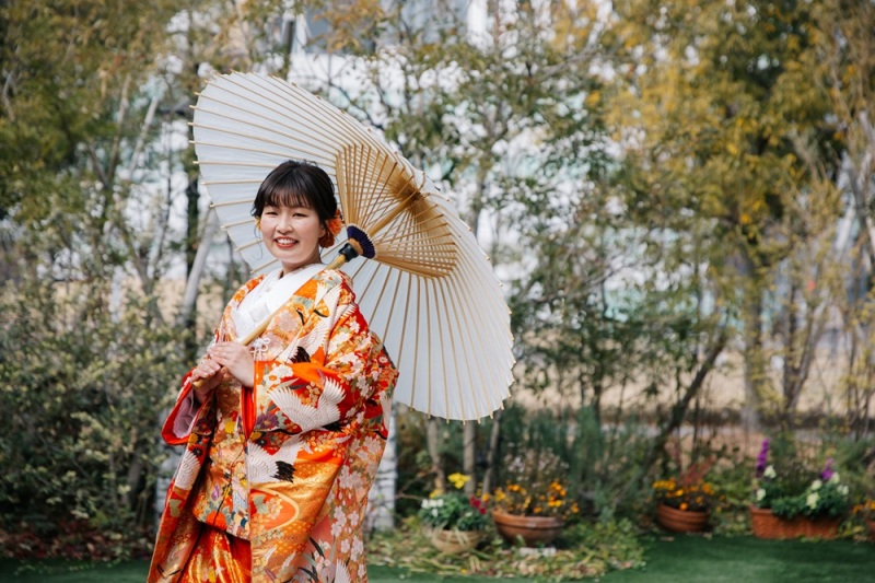 フルールの魅力②｜チャペル以外にも自然豊かな場所で撮影ができます！