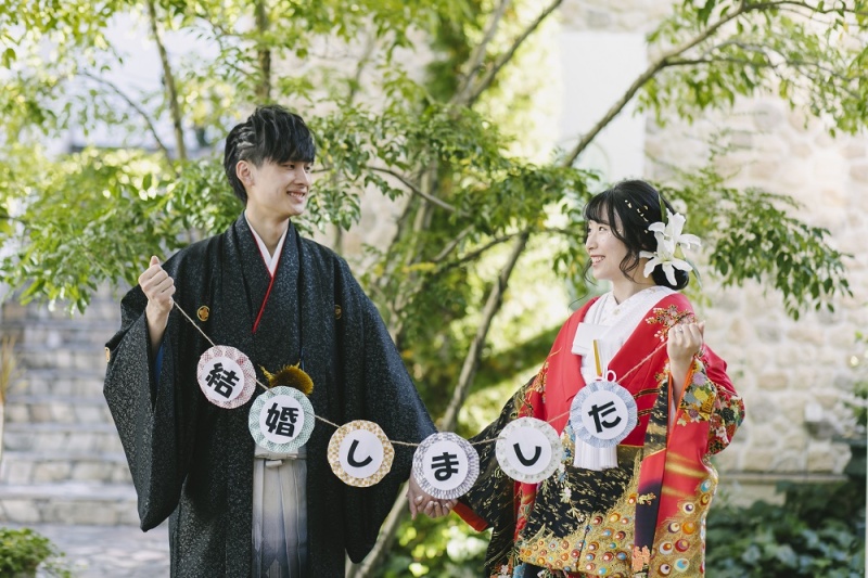 グリーンバック&オリジナルアイテムと一緒に