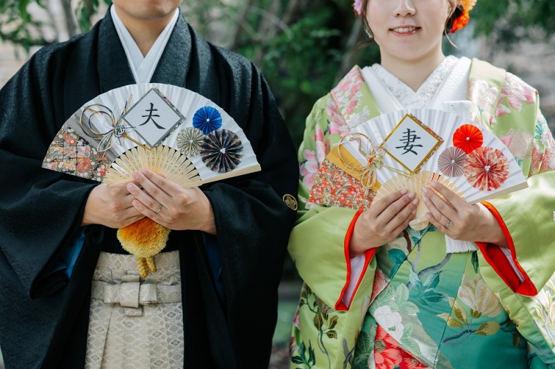 和装紹介♪|イエベさんにおすすめ!ライトグリーンの色打掛☀
