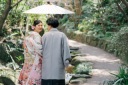 前撮りに!|安城市でのロケーションフォト☆日本庭園で撮影をしよう!