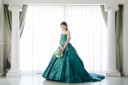 カラードレスPick Up!!｜宝石のようなエメラルドグリーンのカラードレス☀