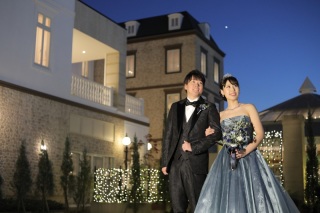 一番星の輝るナイト撮影