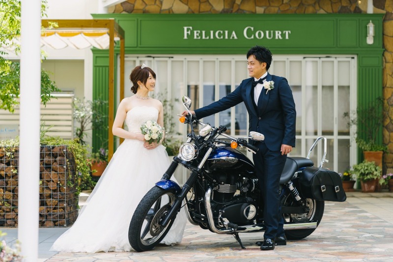 愛車と一緒に♡