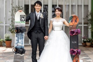 スノーボードが趣味のおふたり♪