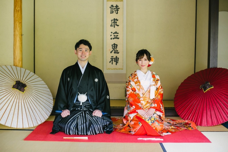 丈山苑でロケーションフォト