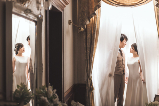 スタジオ撮影でのワンシーン