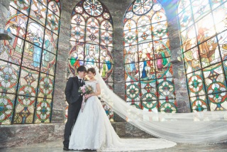 ご家族の方にドレス姿を