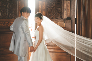 日本で韓国フォトウェディングが撮れるスタジオです！