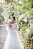 ブーケは造花です