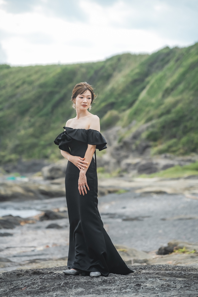 ブラックドレス　前撮り　黒ドレス　マーメイドドレス 0705703e3cdfbe4d70b218eff0df78
