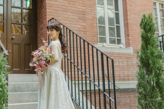 ご新婦様お一人姿