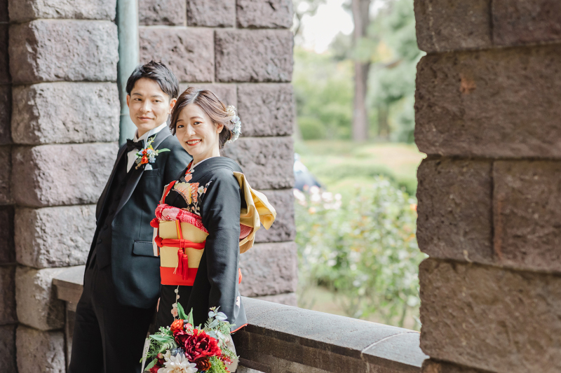 ご新婦様のステキな笑顔