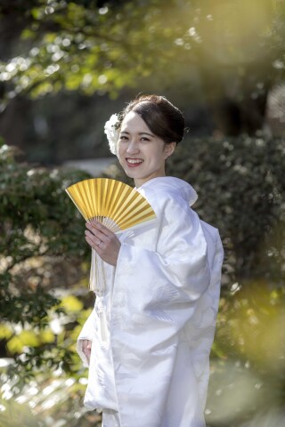 ご新婦様お一人姿