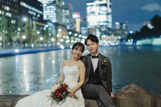 東京駅ロケーション撮影　ブライダル前撮り