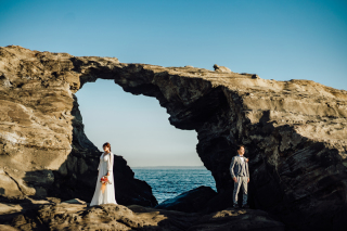 快晴　城ヶ島ロケーション撮影・ブライダル前撮り