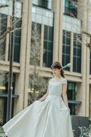 ご新婦様お一人姿